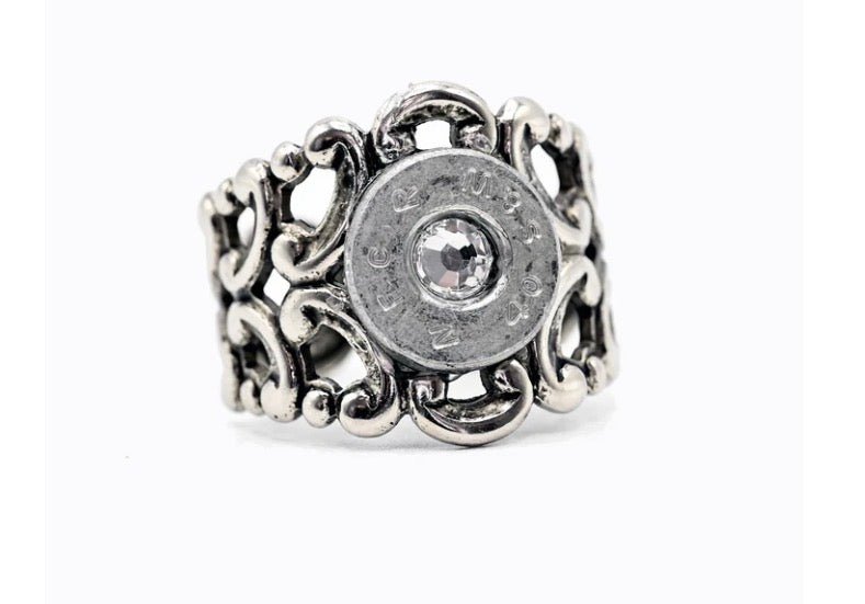 Romantic Scroll Rings - Brass and Silver - CountryFide Custom Accessories and Outdoors