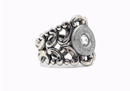 Romantic Scroll Rings - Brass and Silver - CountryFide Custom Accessories and Outdoors