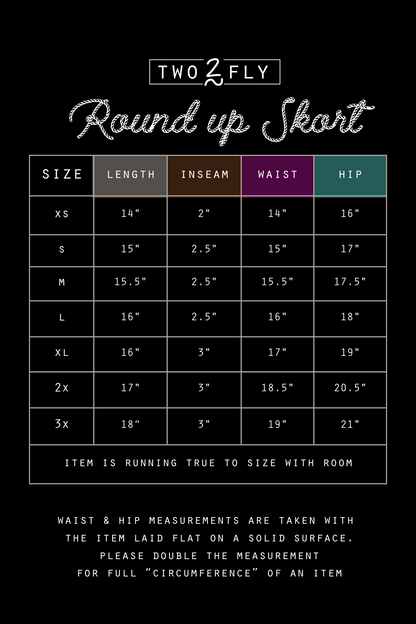 ROUND UP SKORT* SADDLE