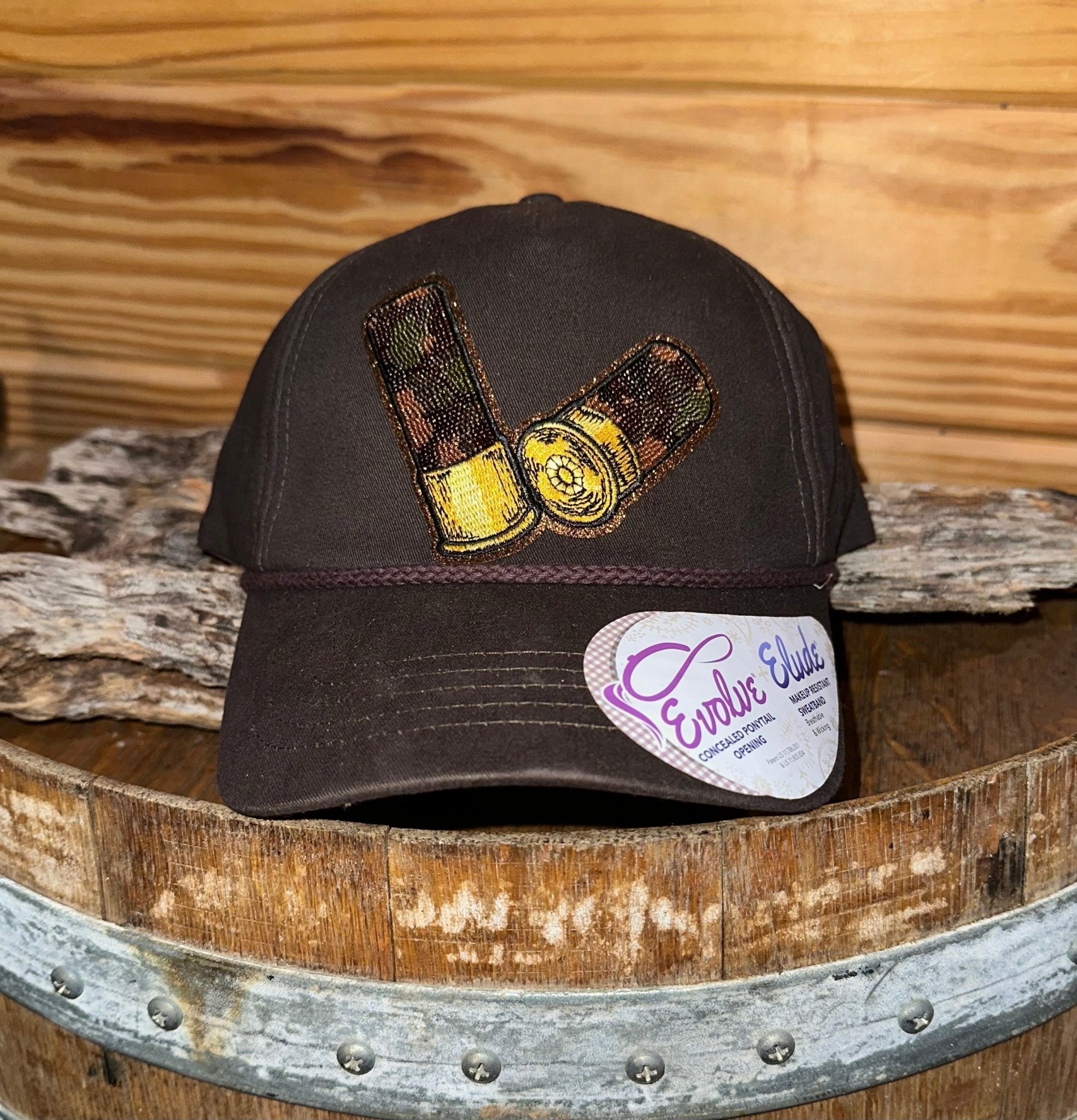 Shellac Cap SEQUIN SHOTGUN SHELL CAP – CountryFide Custom Accessories and Outdoors