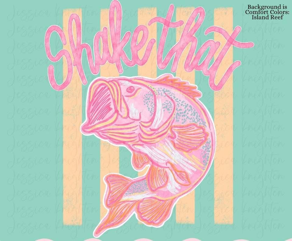 SHAKE THAT BASS SUMMER TEE - CountryFide Custom Accessories and Outdoors