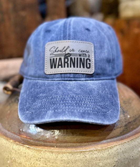 SHOULD’VE COME WITH A WARNING PONYTAIL CAP - CountryFide Custom Accessories and Outdoors