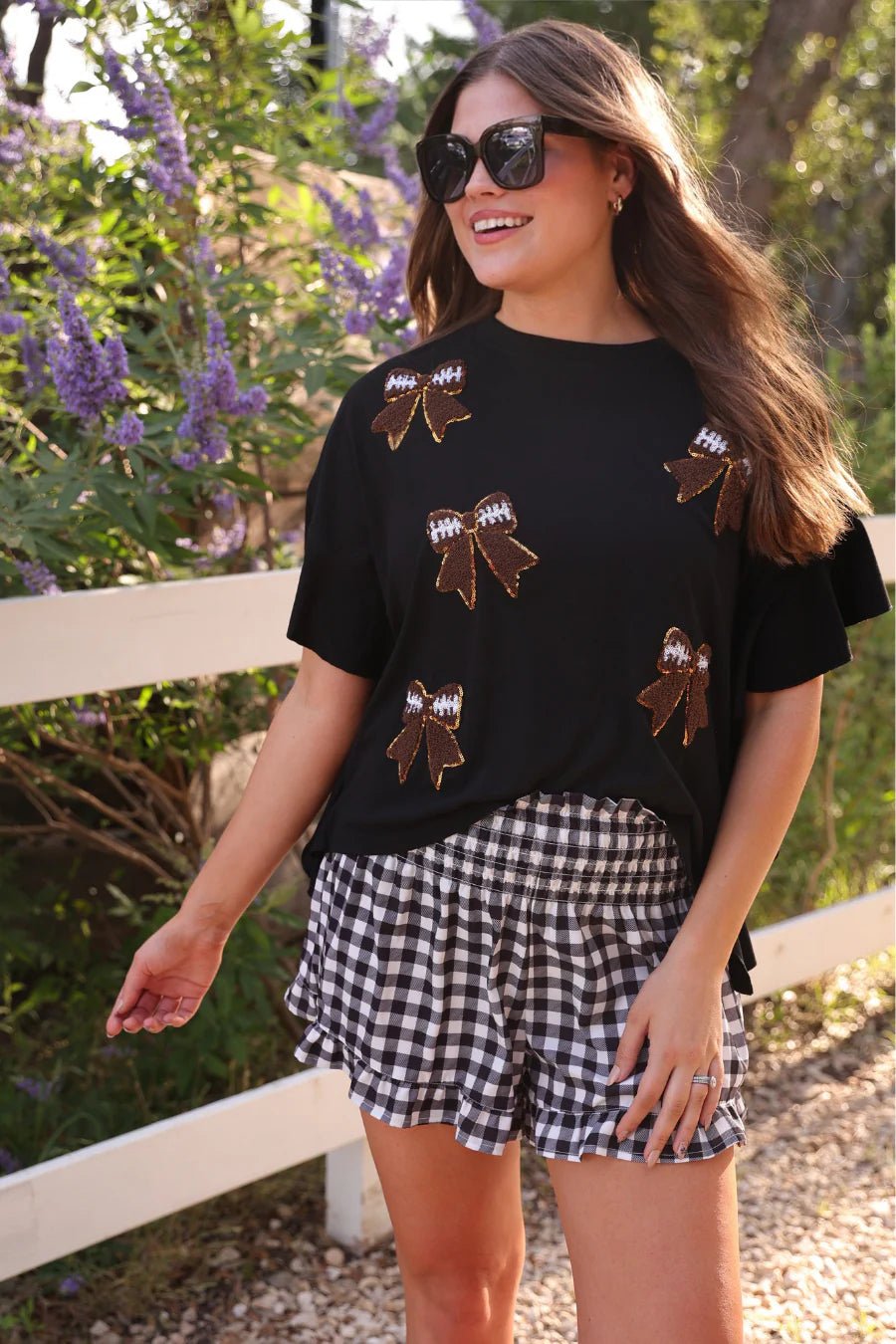 Sideline Sparkle Ruffle Top - CountryFide Custom Accessories and Outdoors