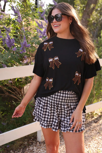 Sideline Sparkle Ruffle Top - CountryFide Custom Accessories and Outdoors