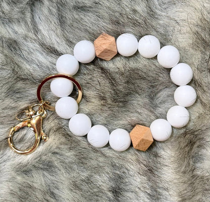 Silicone Beaded Wristlet Keychains - CountryFide Custom Accessories and Outdoors