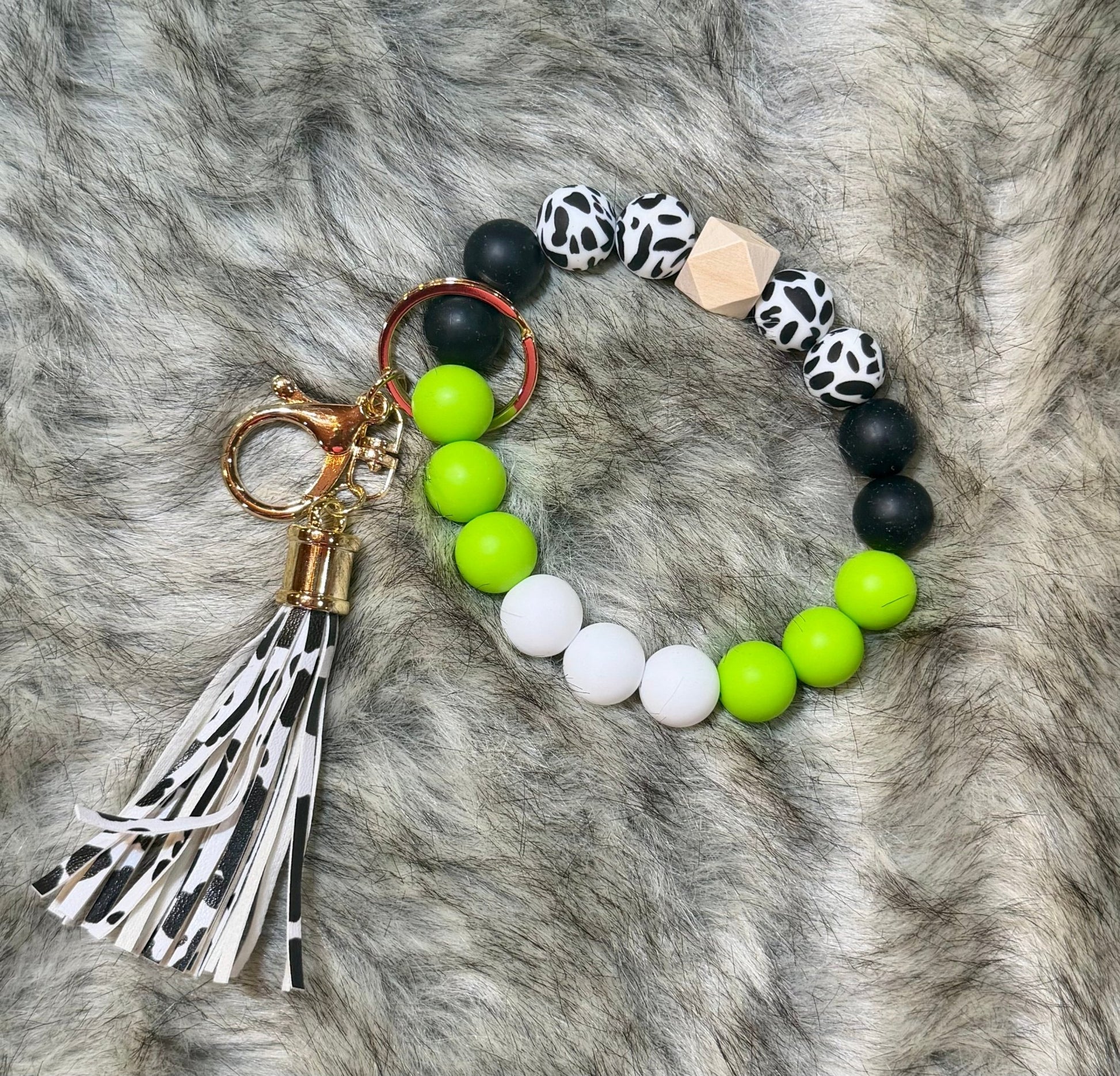 Silicone Beaded Wristlet Keychains - CountryFide Custom Accessories and Outdoors