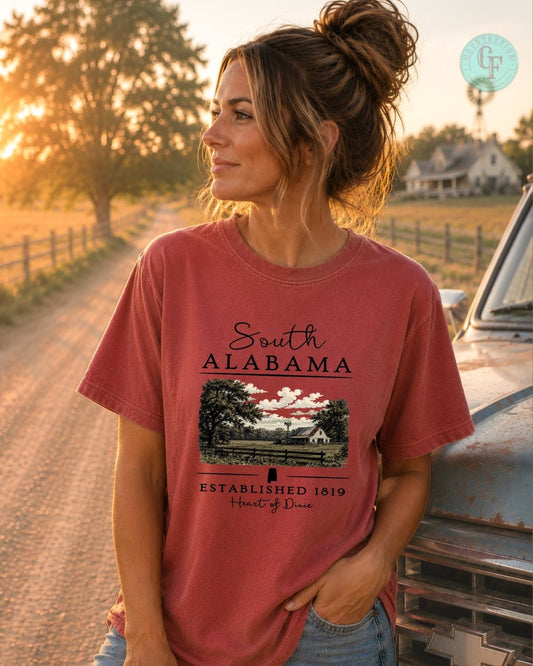 SOUTH AL COMFORT TEE - CountryFide Custom Accessories and Outdoors