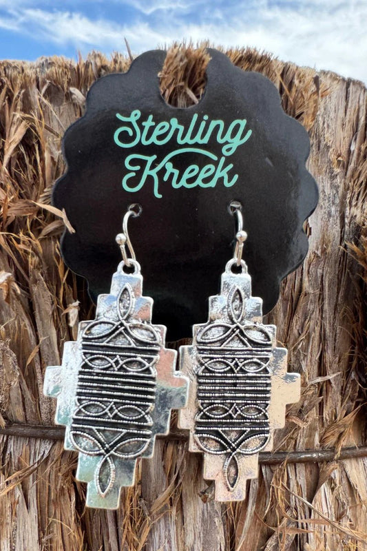 STITCHED IN AZTEC EARRINGS - CountryFide Custom Accessories and Outdoors