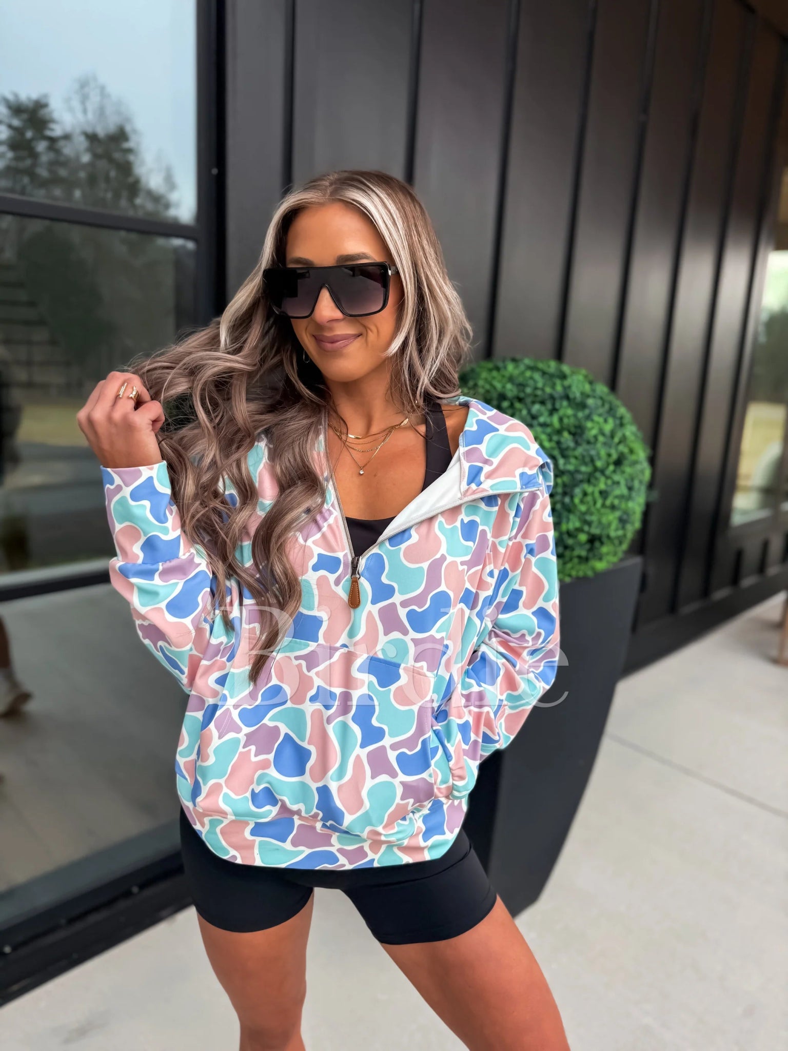 Summer Quarter Zip Pullover in Spring Duck Camo **PREORDER - CountryFide Custom Accessories and Outdoors