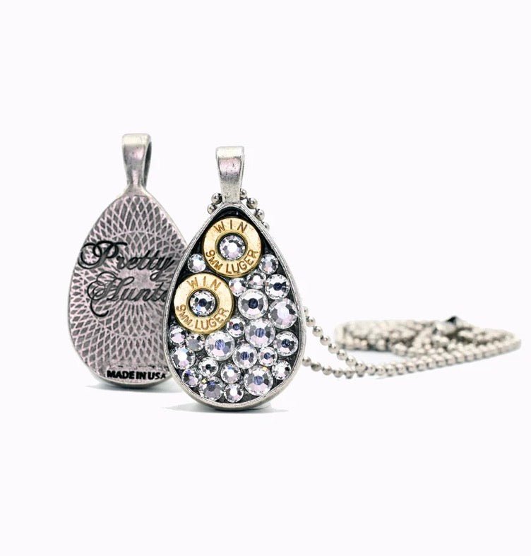 Teardrop Necklace - Brass and Silver - CountryFide Custom Accessories and Outdoors