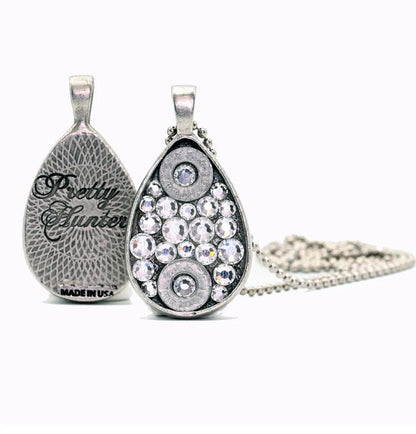 Teardrop Necklace - Brass and Silver - CountryFide Custom Accessories and Outdoors