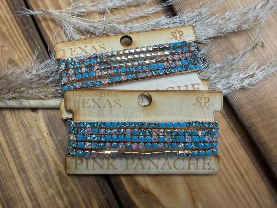 The Pink Panache Crystal & Rhinestone Stack Bracelet Set - CountryFide Custom Accessories and Outdoors