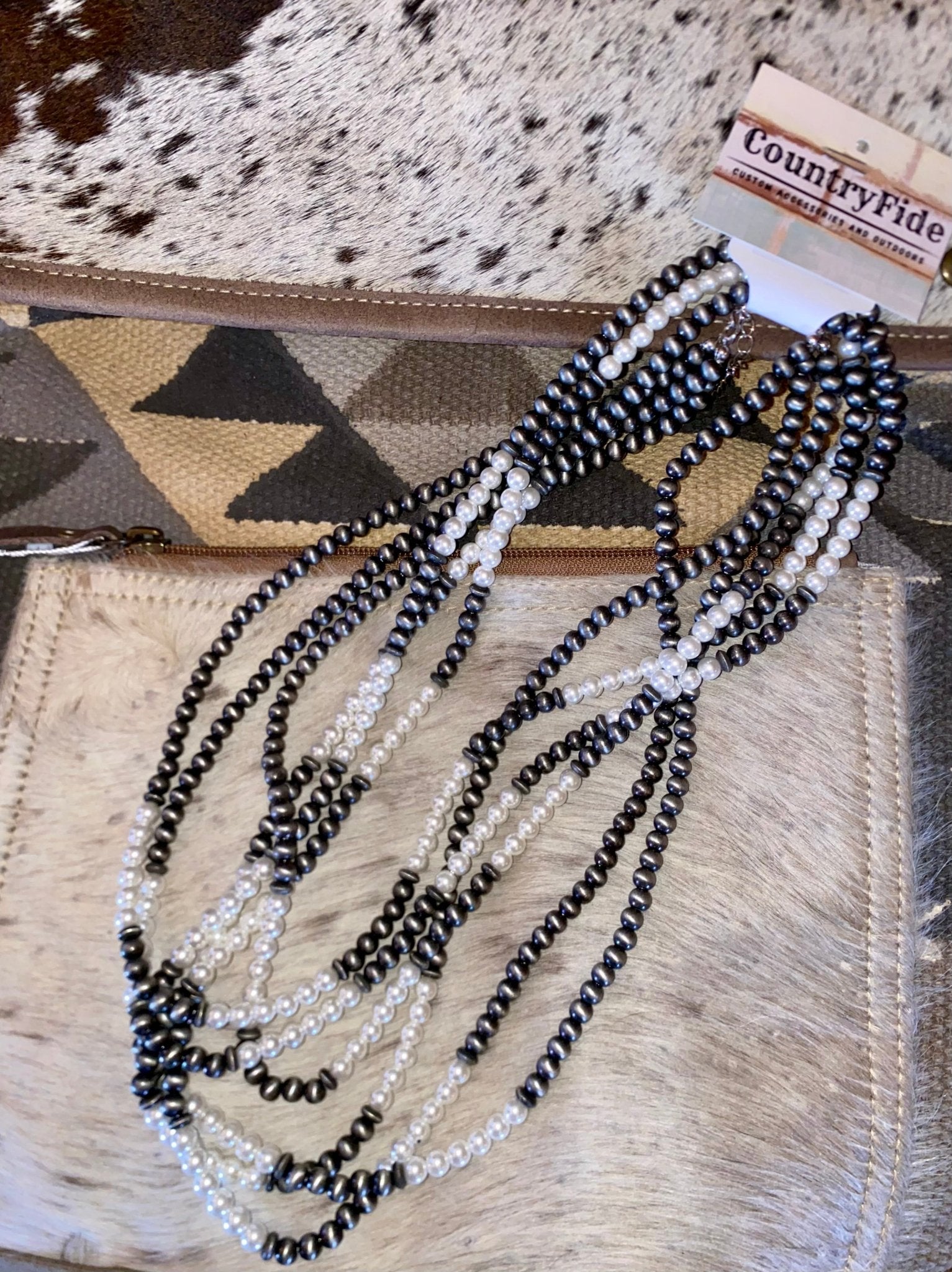 THE RIALTO AND NAVAJO PEARL NECKLACE - CountryFide Custom Accessories and Outdoors