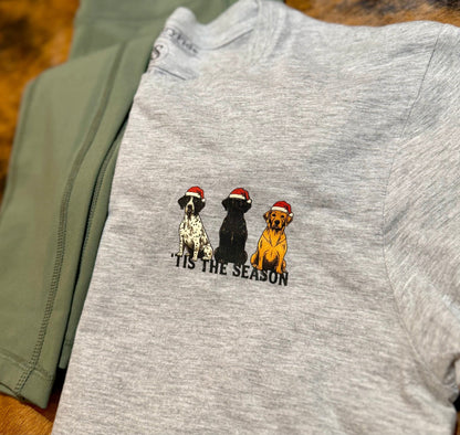 TIS THE SEASON HUNTING DOGS TEE - CountryFide Custom Accessories and Outdoors