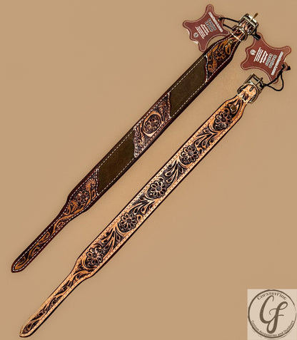 TOOLED GENUINE LEATHER DOG COLLAR - CountryFide Custom Accessories and Outdoors