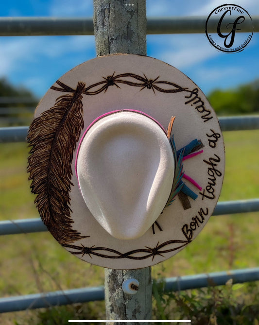 TOUGH AS NAILS FEDORA - CountryFide Custom Accessories and Outdoors