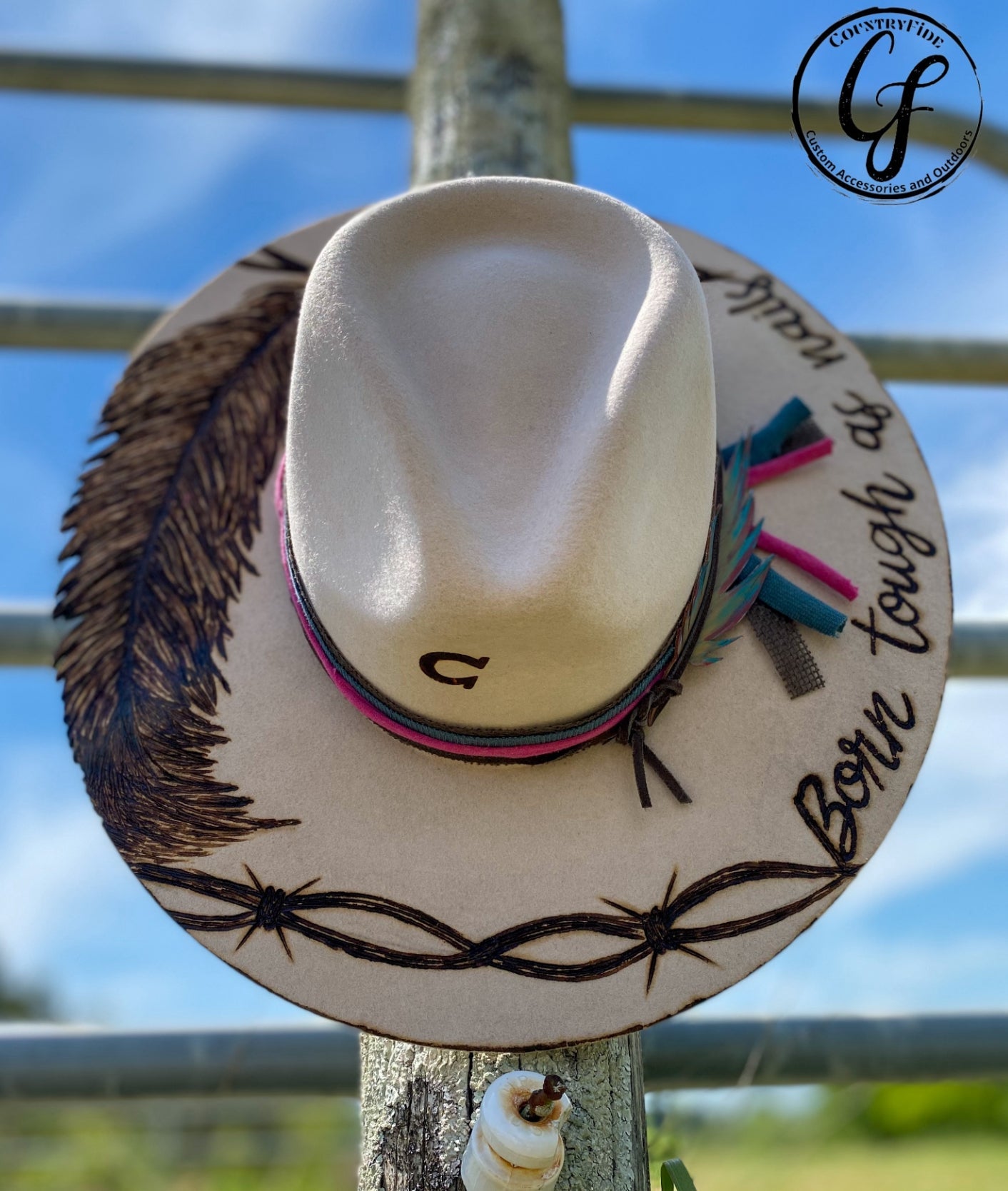 TOUGH AS NAILS FEDORA - CountryFide Custom Accessories and Outdoors