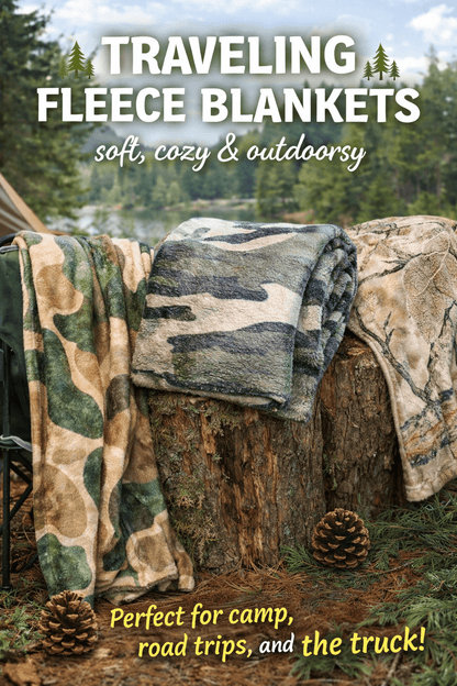 TRAVELING FLEECE BLANKETS - CountryFide Custom Accessories and Outdoors
