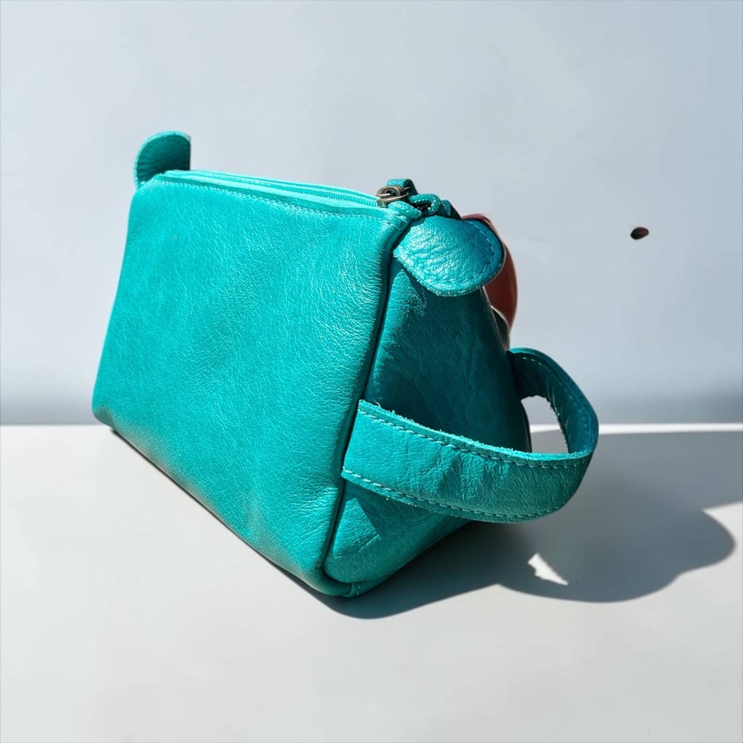 Turquoise BootStitch Toiletry Bag - CountryFide Custom Accessories and Outdoors