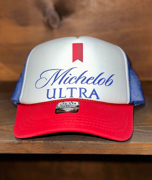 ULTRA RED, WHITE AND BLUE TRUCKER - CountryFide Custom Accessories and Outdoors