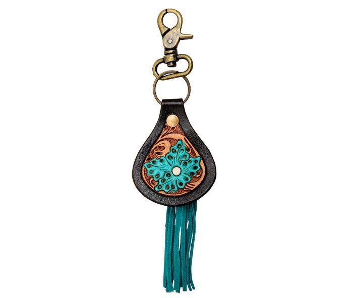 Venous Hand-Tooled Leather Keyfob – CountryFide Custom Accessories and ...