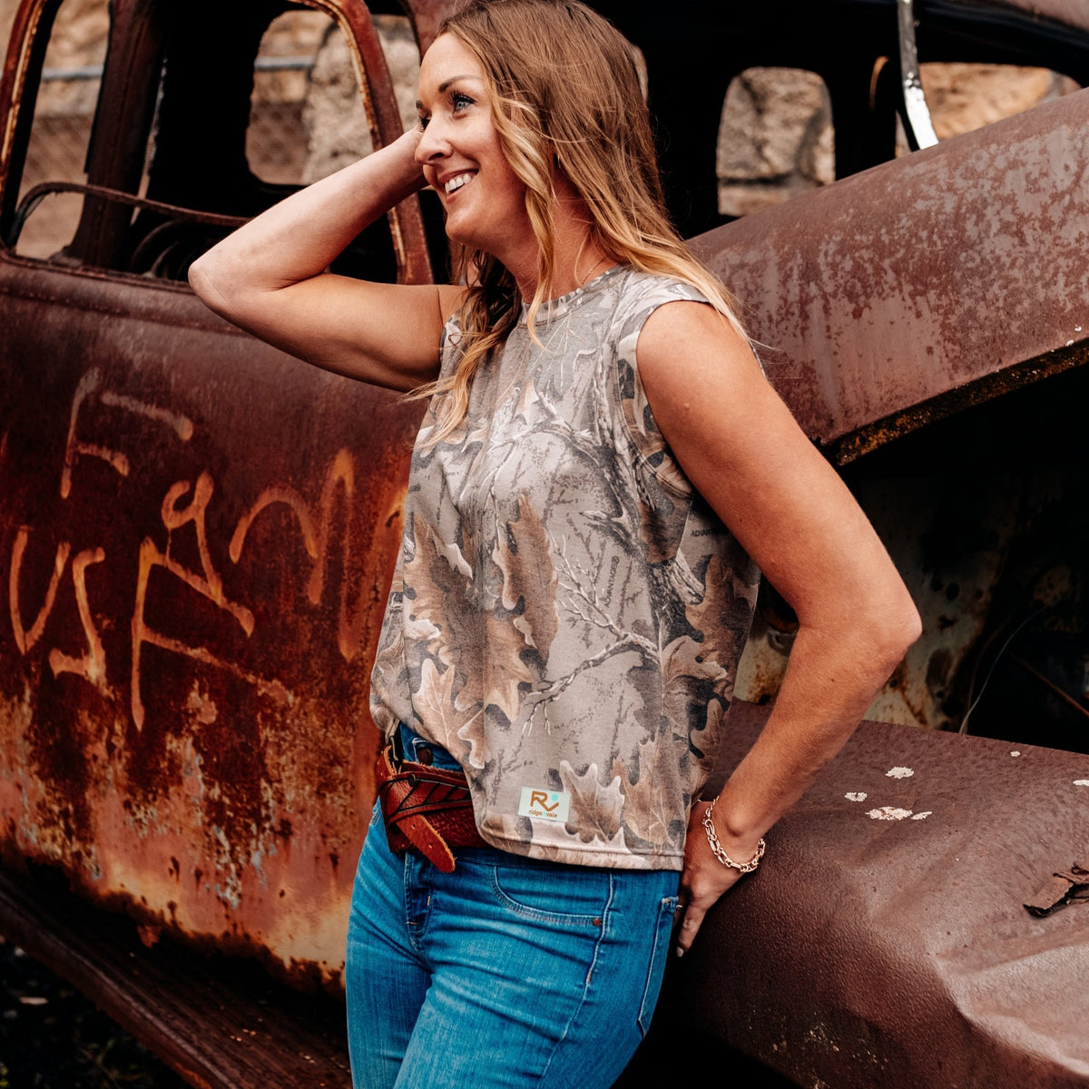 Vintage Camo Muscle Tank - CountryFide Custom Accessories and Outdoors