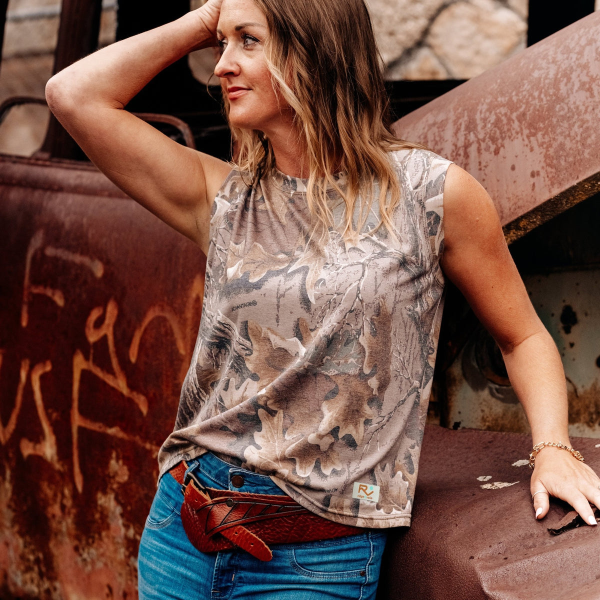Vintage Camo Muscle Tank - CountryFide Custom Accessories and Outdoors