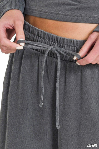 Washed F/terry Round Neck Pullover & Pants Set - CountryFide Custom Accessories and Outdoors