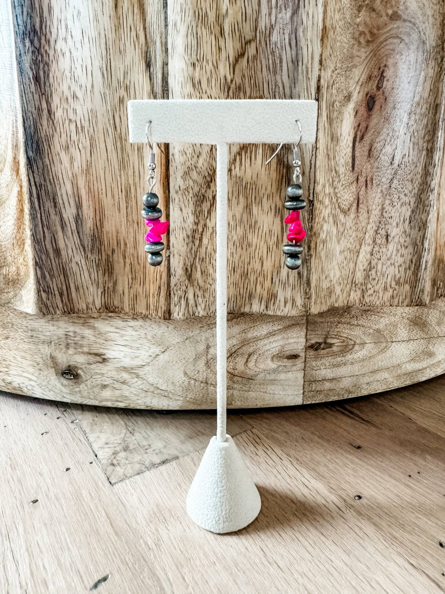 Western Chip Stone Dangle Earrings - CountryFide Custom Accessories and Outdoors