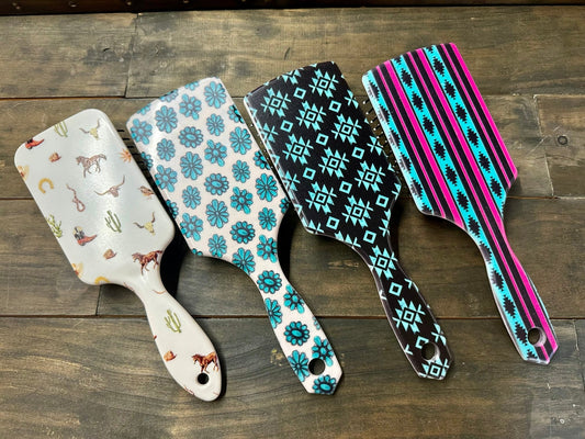 WESTERN HAIR BRUSHES - CountryFide Custom Accessories and Outdoors