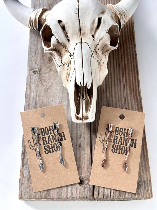 Western Style Arrow Post Earrings - CountryFide Custom Accessories and Outdoors