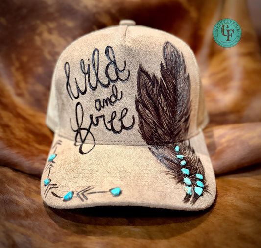 WILD AND FREE HAND - BURN SNAPBACK CAP - CountryFide Custom Accessories and Outdoors