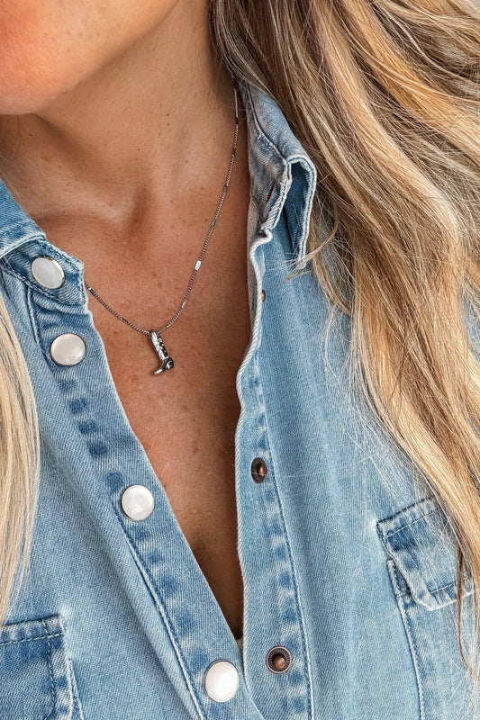 WILD BOOT CHARM NECKLACE - CountryFide Custom Accessories and Outdoors