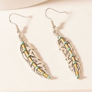 Wild Lineage Earrings In Antique Silver - CountryFide Custom Accessories and Outdoors