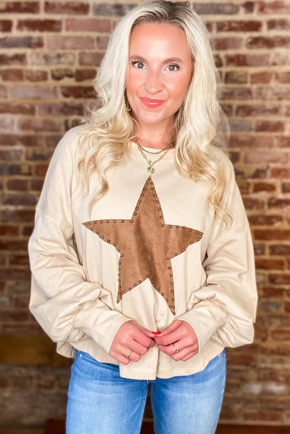 WISHING ON A WESTERN STAR LONG SLEEVE TOP - CountryFide Custom Accessories and Outdoors