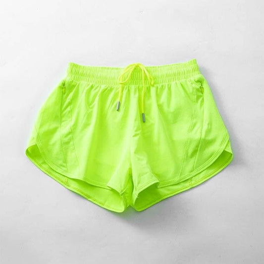 WOMEN’S HOTTY NEON GREEN WORKOUT SHORTS - CountryFide Custom Accessories and Outdoors