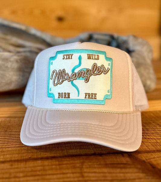 WRANGLING PATCH TRUCK HAT - CountryFide Custom Accessories and Outdoors