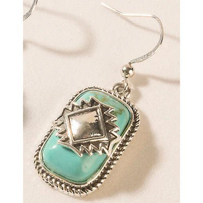 Zenith Stone Earrings In Spirit Blue - CountryFide Custom Accessories and Outdoors