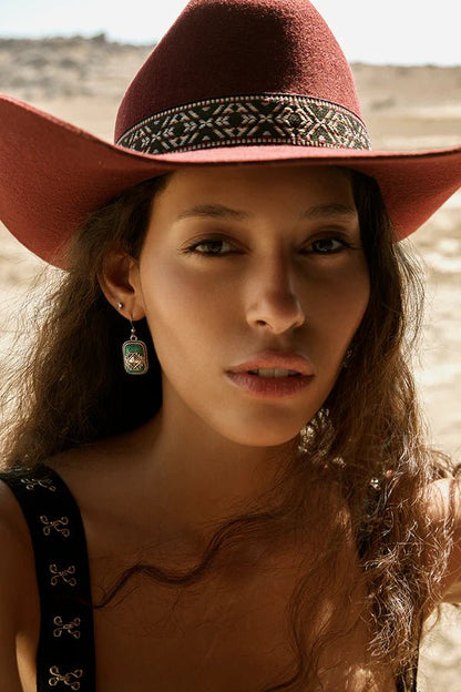 Zenith Stone Earrings In Spirit Blue - CountryFide Custom Accessories and Outdoors