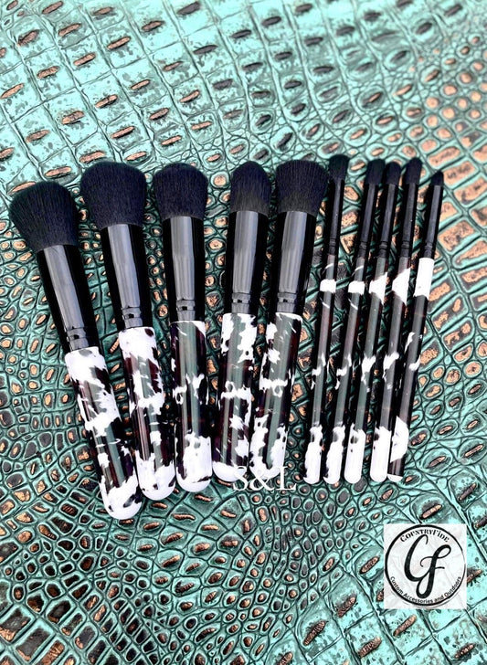 10pc Make Up Brush Set - CountryFide Custom Accessories and Outdoors