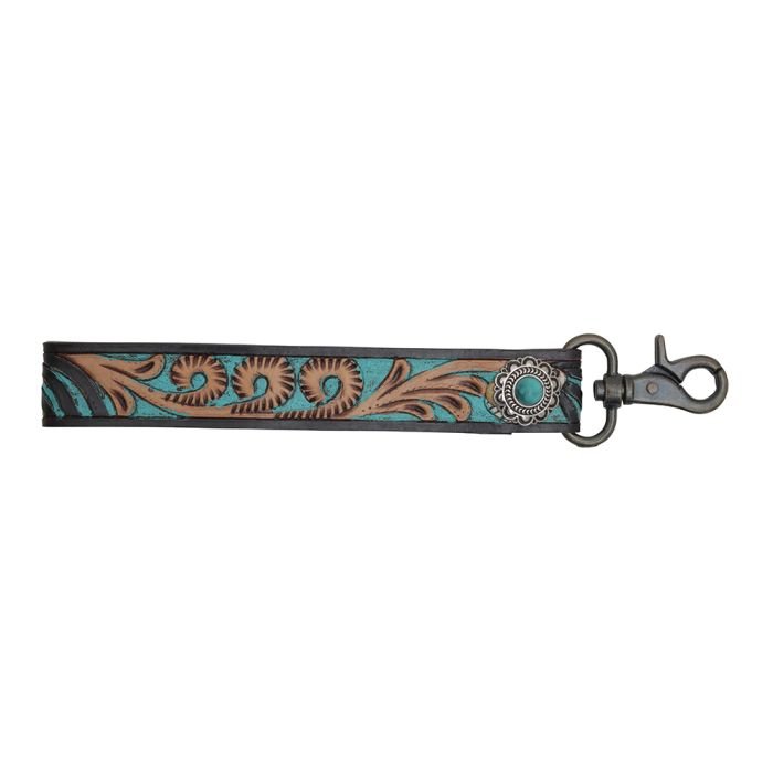 AQUA FEATHER KEY FOB - CountryFide Custom Accessories and Outdoors