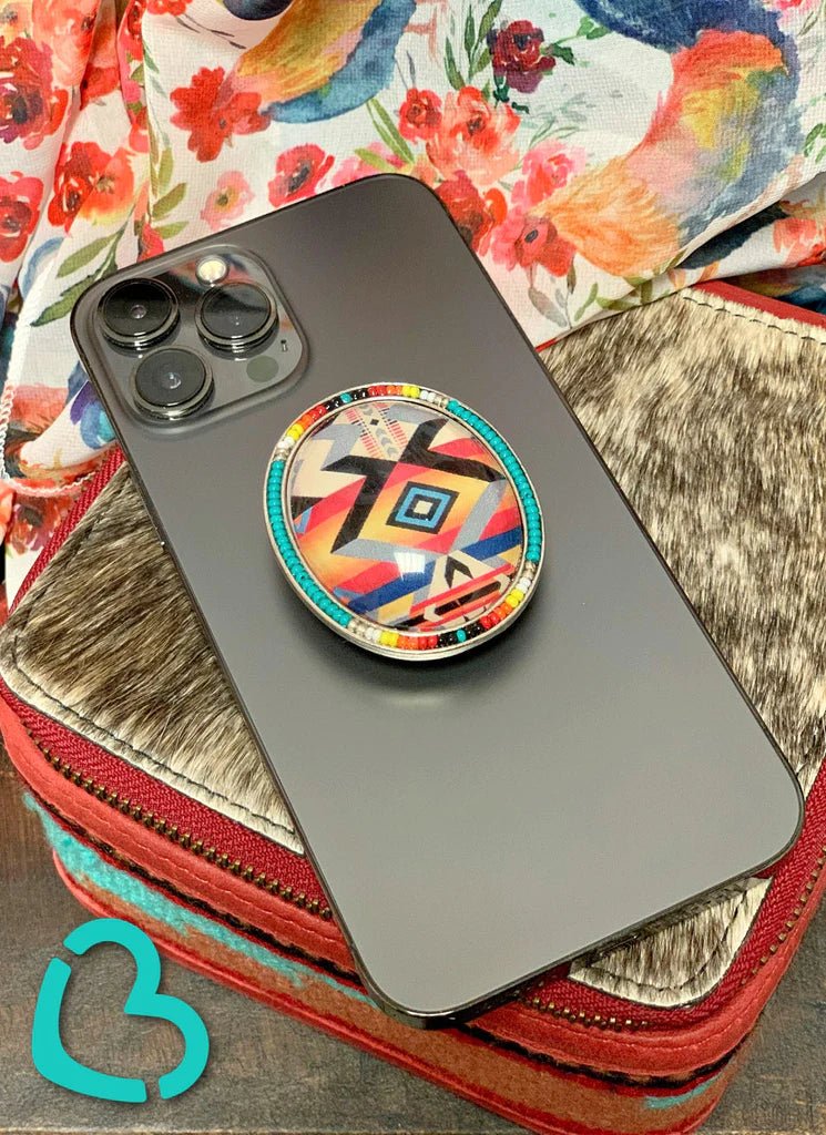 Aztec Bubble Phone Grip - CountryFide Custom Accessories and Outdoors