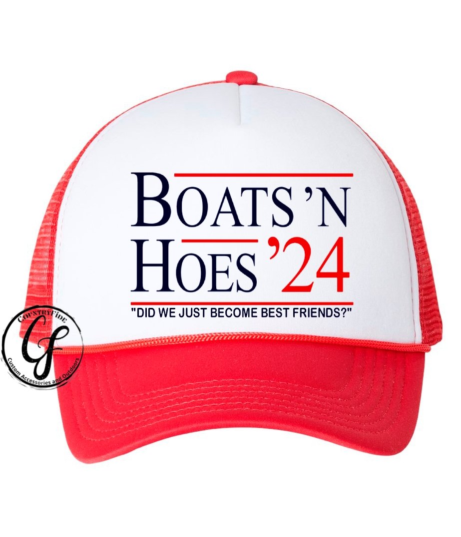 BOATS AND HOES FOAM FRONT HAT - CountryFide Custom Accessories and Outdoors