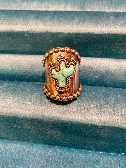 CACTUS CUFF RING - CountryFide Custom Accessories and Outdoors