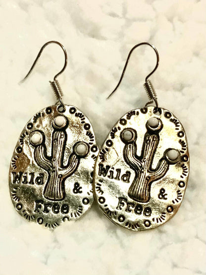 Cactus Earrings - CountryFide Custom Accessories and Outdoors