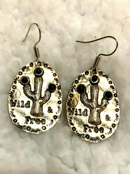 Cactus Earrings - CountryFide Custom Accessories and Outdoors