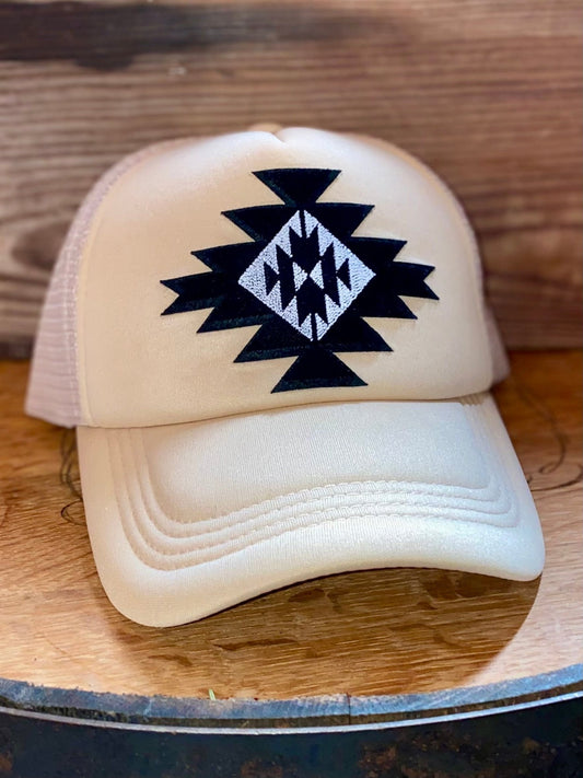 CHENILLE AZTEC PATCH FOAM FRONT CAP - CountryFide Custom Accessories and Outdoors