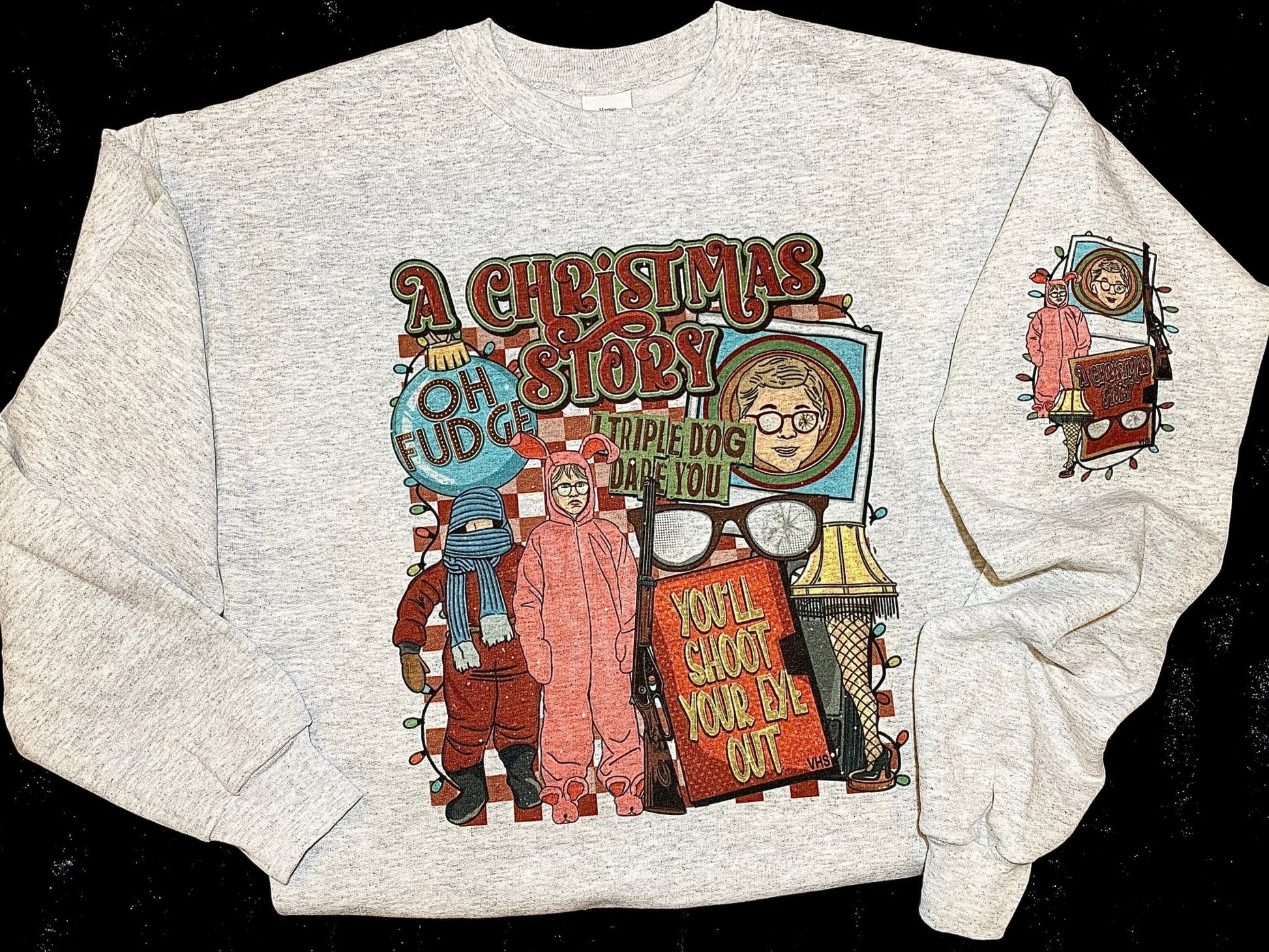 CHRISTMAS STORY SWEATSHIRT AND JOGGERS - CountryFide Custom Accessories and Outdoors