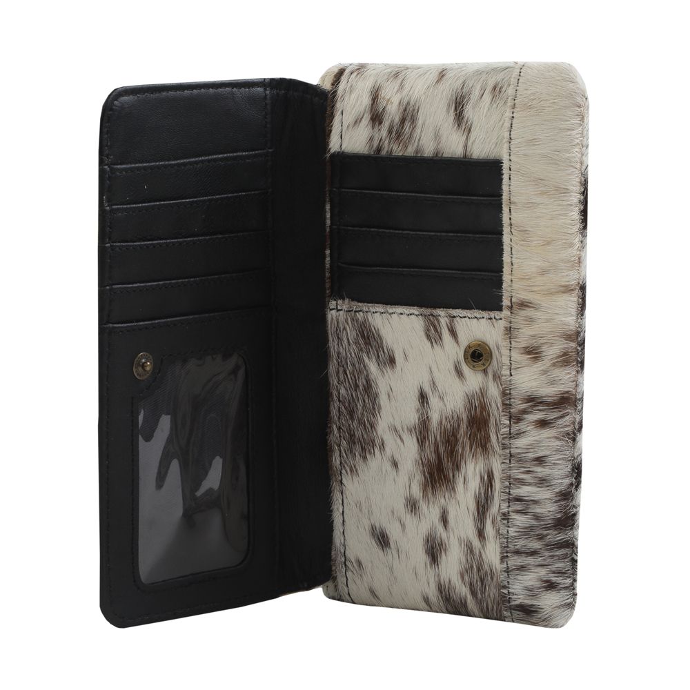 COOKIE CRUNCH LEATHER AND HAIRON WALLET - CountryFide Custom Accessories and Outdoors
