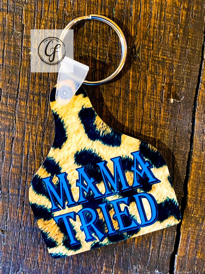 Cow Tag Keychain - CountryFide Custom Accessories and Outdoors